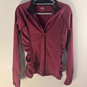 Maurices Maroon Jacket with Black Trim